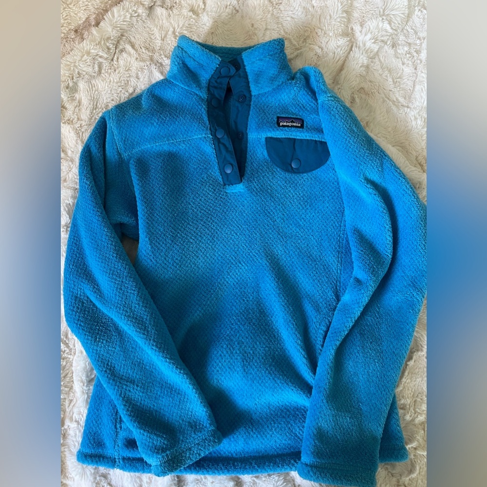 Patagonia kids button up fleece